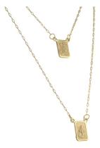 Escapulário Ouro 18k São Jorge E Yemanjá Navetinha 60 Cm Fs