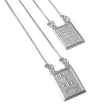 Escapulario Prata Italiana 925 80 Cm Medalha10x14 Mm Escapulario Prata Italiana 925 80 Cm Medalha10x14 Mm