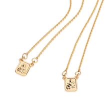 Escapulário Rommanel Coração Jesus E Nossa Sra Carmo 531222 Cor:Dourado Escapulário Rommanel Coração Jesus E Nossa Sra Carmo 531222 Cor:Dourado