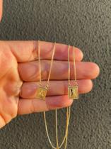 ESCAPULARIO SAGRADO CORAÇAO DE JESUS/NOSSA SENHORA APARECIDA - MINI 60cm