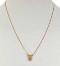Escapulário São Jorge E Sagrado Piastrine D F 65 Cm Ouro 18k Dourado Escapulário São Jorge E Sagrado Piastrine D F 65 Cm Ouro 18k Dourado