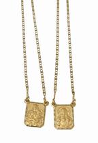 Escapulario tradicional corrente piastrini 60cm ouro 18k amarelo.Rosangela lima joias Escapulario tradicional corrente piastrini 60cm ouro 18k amarelo.Rosangela lima joias