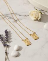 Escapulário Unissex Ouro 18k 750 Joie Joias 65cm Dourado