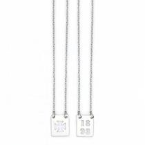 Escapulário Vasco da Gama 1898 Aço Cirúrgico Brilhante Cruz de Malta Vazada Joia de Torcida