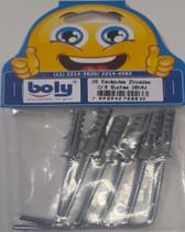 Escápulas Zincadas + 6 Buchas 6mm Kit 6 Pçs - Boly - Ref. 33 Escápulas Zincadas + 6 Buchas 6mm Kit 6 Pçs - Boly - Ref. 33