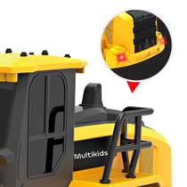 Escavadeira Carro de Construção com Controle Remoto Multi Direções com Luzes Multikids Br2310