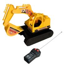 Escavadeira Controle Remoto Infantil Brinquedo Educativo Veículo Construção Escala 116 Amarela Escavadeira Controle Remoto Infantil Brinquedo Educativo Veículo Construção Escala 116 Amarela