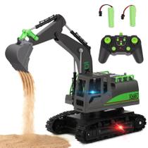 Escavadeira de controle remoto iQkidz para meninos de 4 a 7 anos Escavadeira de controle remoto iQkidz para meninos de 4 a 7 anos