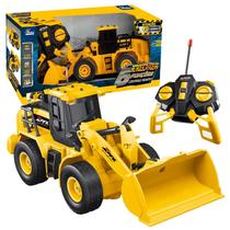 Escavadeira De Controle Remoto Recarregável Infantil Presente Menino - Fenix Brinquedos