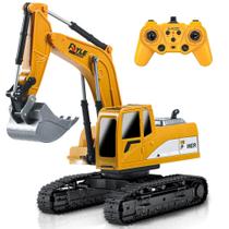 Escavadeira de controle remoto Toy FUYLE Engineering Digger 1:24