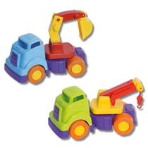Escavadeira e Guincho Brinquedo Infantil Caminhão 2 Anos Menino