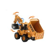 Escavadeira fundida sob pressão Toy Friction Power com caçamba móvel Escavadeira fundida sob pressão Toy Friction Power com caçamba móvel