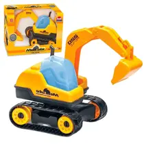 Escavadeira Infantil Mamute PC Articulada - Brinquedo De Esteira Com Braço Móvel Para Brincar Na Terra - Usual Escavadeira Infantil Mamute PC Articulada - Brinquedo De Esteira Com Braço Móvel Para Brincar Na Terra - Usual