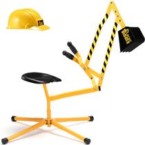 Escavadeira Ride on Toy stargo Sand Digger para crianças com capacete