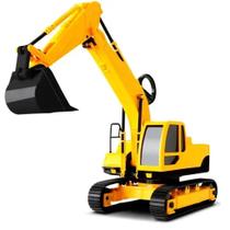 Escavadeira Roma Workers Amarela 30cm Roma Brinquedos Escavadeira Roma Workers Amarela 30cm Roma Brinquedos