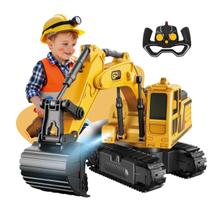 Escavadeira Trator Controle Remoto Articulado Recarregavel 360 Graus Realista Kizumba Escavadeira Trator Controle Remoto Articulado Recarregavel 360 Graus Realista Kizumba