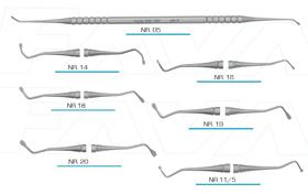 Escavador de Dentina Duplo (Colher de Dentina) - Fava
