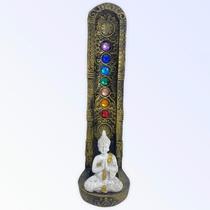 Escolha Cor Incensário 7 Chakras Buda Ganesha Yoga 22Cm