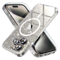 Escolha de capa para iPhone 15 Pro Max Magnetic Glitter Clear Escolha de capa para iPhone 15 Pro Max Magnetic Glitter Clear