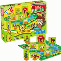 ESCOLHA O SEU! Jogo Big Blocks Fazendinha, Aeroporto, Zoologico, Circo, Fábrica Jogo Educativo