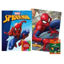 Escolha seu tema - livro kit diversão colorir com lápis de cor - meninos Escolha seu tema - livro kit diversão colorir com lápis de cor - meninos