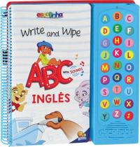 Escolinha Escute e Aprenda! Escreva e Apague - ABC com Sons - Inglês