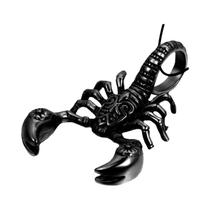 Escorpião rei pingente colar masculino nova moda metal deslizante pingente acessórios festa jóias
