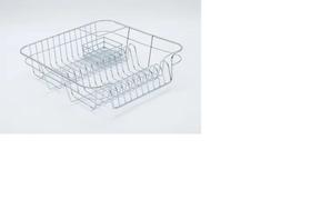 Escorredor 12 Pratos Com Porta Talheres Maxime Cor Cromo - ESC12