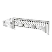Escorredor 20 pratos parede fixo industrial restaurantes hotéis bares em aço inox - Dinox