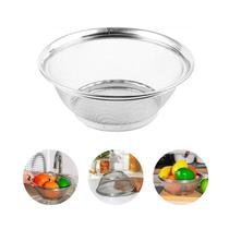 Escorredor 22Cm Em Aço Inox Cesto Legumes Verduras Frutas Escorredor 22Cm Em Aço Inox Cesto Legumes Verduras Frutas