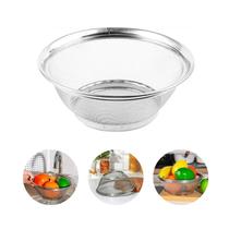 Escorredor 28cm em Aço Inox Cesto Legumes Verduras Frutas