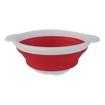 Escorredor Alimentos E Utensílios Retrátil Silicone 30 cm Cores Sortidas