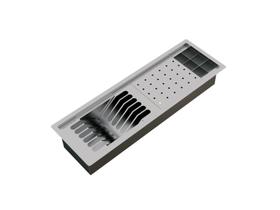 Escorredor Calha Úmida Kitchen Completa Sobrepor Canal Equipado 60 Cm Escorredor Calha Úmida Kitchen Completa Sobrepor Canal Equipado 60 Cm