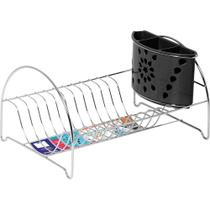 Escorredor com Porta Talher Niquelart 395 Preto