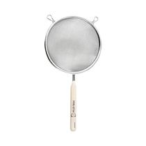 Escorredor De Aço Inoxidável Com Cabo De Plástico, Peneira Fina Para Óleo, Peneira De Farinha,