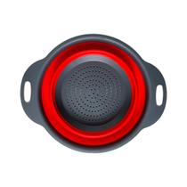 Escorredor De Alimentos Em Silicone Retrátil Cozinha 18cm
