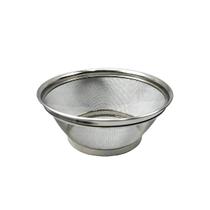 Escorredor De Alimentos Massas Legumes Metal 28cm Cor Inox