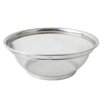 Escorredor De Alimentos Massas Legumes Metal 28cm Cor Inox
