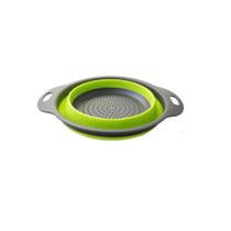 Escorredor De Alimentos Multiuso Retrátil Em Silicone Vermelho Escorredor De Alimentos Multiuso Retrátil Em Silicone Vermelho