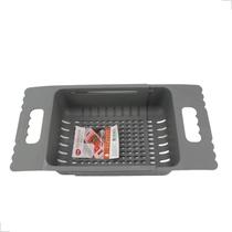 Escorredor de Alimentos Retrátil com Alça Ajustável Multiuso Pia Resistente e Antiderrapante Escorredor de Alimentos Retrátil com Alça Ajustável Multiuso Pia Resistente e Antiderrapante