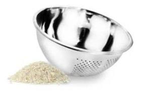 Escorredor de arroz de inox Kehome