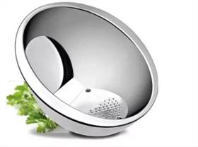 Escorredor de arroz inox 24cm