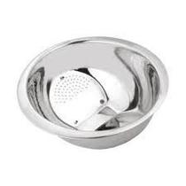 Escorredor de arroz inox 25,5cm 25 - jfz Escorredor de arroz inox 25,5cm 25 - jfz