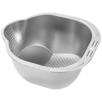 Escorredor de Arroz Inox Grao Verdura Legumes Multiuso Versatil Cozinha Preparo Refeiçao Escorredor de Arroz Inox Grao Verdura Legumes Multiuso Versatil Cozinha Preparo Refeiçao