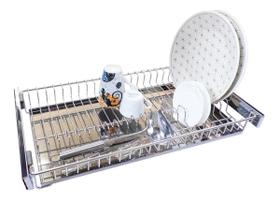 Escorredor De Embutir 77cm Inox Com Trilhos Jomer 3077