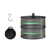 Escorredor de ervas YSSOA Hanging 2 camadas de 60 cm com zíper e gancho