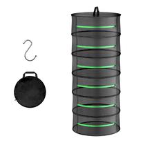 Escorredor de ervas YSSOA Hanging 6 camadas de 60 cm com zíper e gancho