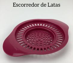 Escorredor de latas cor marsala Tupperware