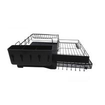 Escorredor De Louça 4 Em 1 Extensível Rack Preto Escorredor De Louça 4 Em 1 Extensível Rack Preto