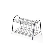 Escorredor de louça aço preto Max Duplo Arthi